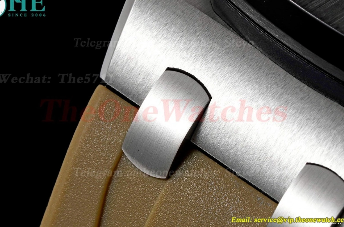 APF Brown Oak SS 43mm Offshore Black Royal RU Chrono A7750 0402